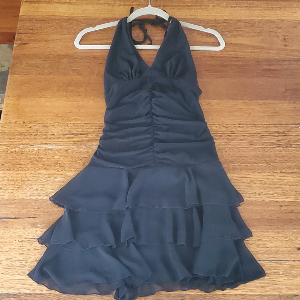 Backless Halter Dress